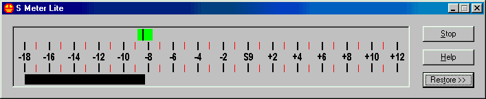 S Meter with dB scale