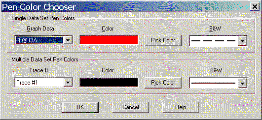 Pen Color Chooser Dialog Box