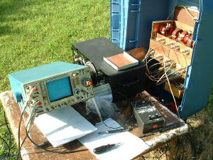 Hex Array - Using the Oscilloscope