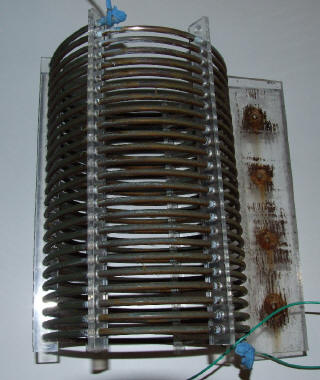 Coil After Removal from the Vertical