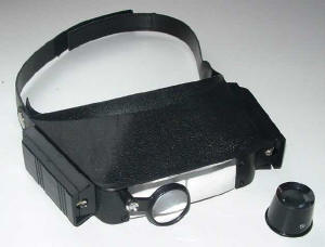 Magnifying Headband with Illumination