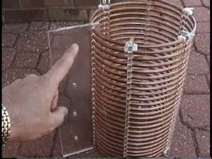 Closer View of Loading Coil