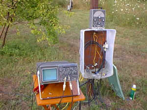 Oscilloscope in the field