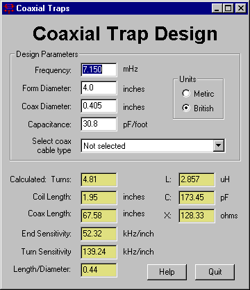 Building Coaxial Traps